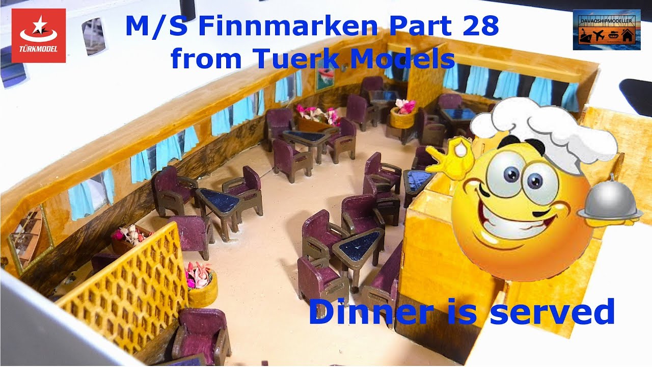 Пароход M/S Finnmarken, часть 28, от Tuerk Models.