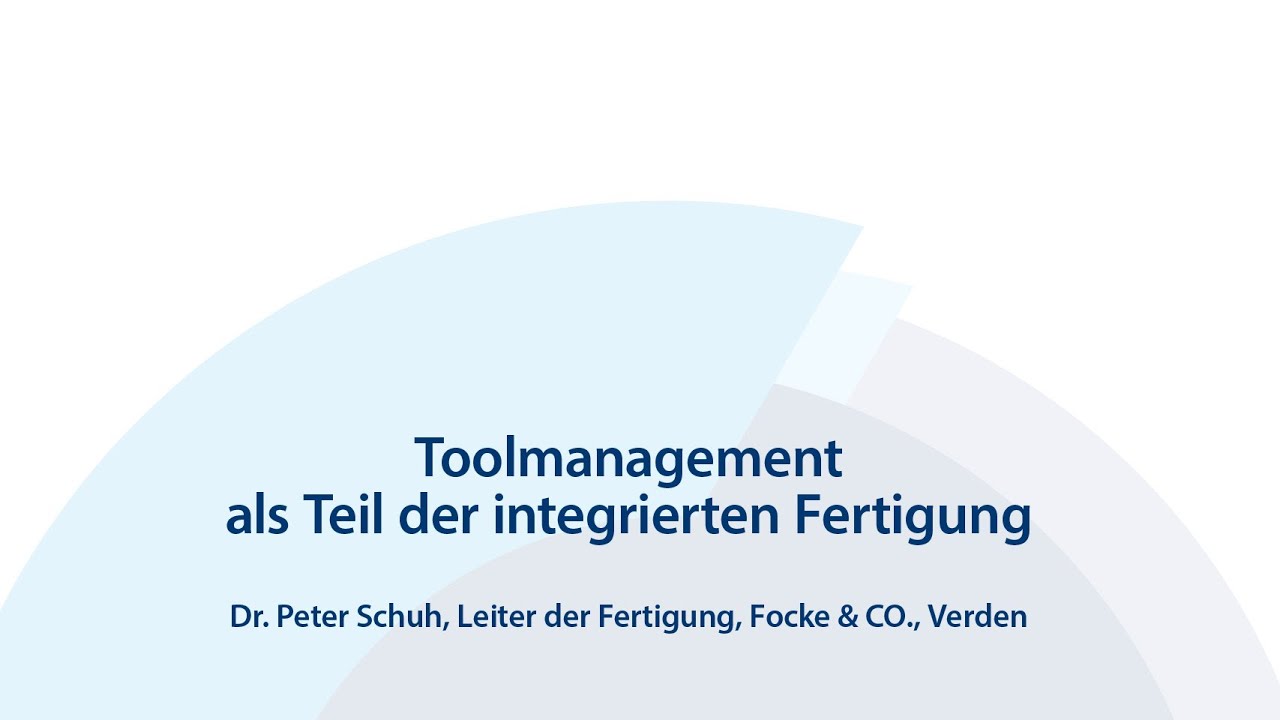 Toolmanagement als Teil der integrierten Fertigung | Focke & CO. | #TMS2023 | [Stream]