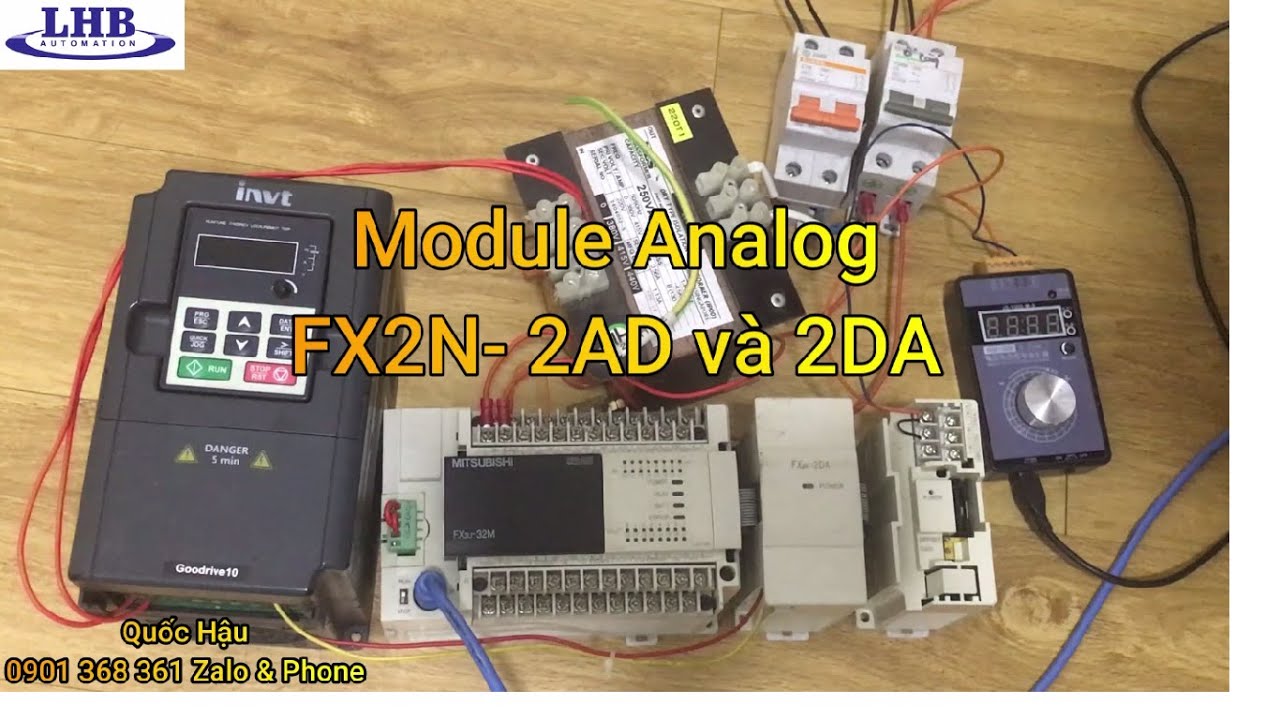 Module Analog FX2N -2AD và 2DA - Hướng dẫn lập trình | LHB
