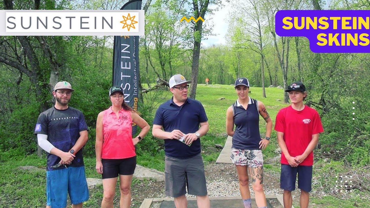 Sunstein Skins at 501 Disc Golf Course | Greens Layout | Moriarty/Charron vs Krans/Thompson |
