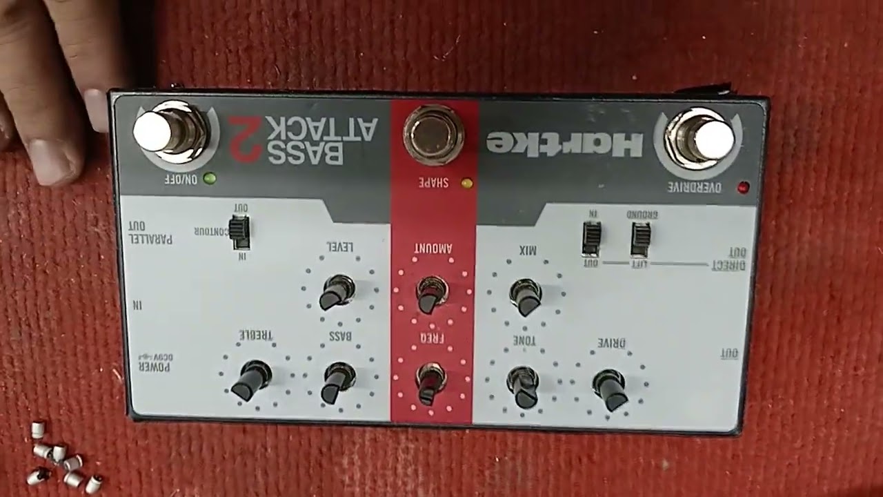HARTKE -BASS ATTACK 2 -Bass Preamp Repair.