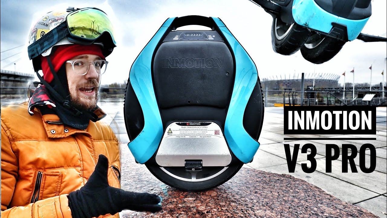 Обзор электрического моноколеса InMotion V3 Pro — легче ли научиться ездить на двух колесах?