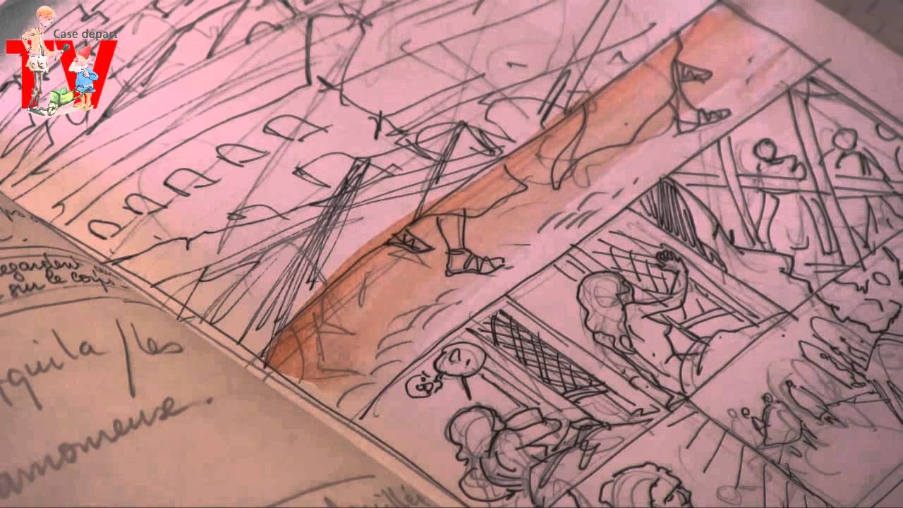 Dans l'atelier de... Isabelle Dethan : partie 3 A la table à dessin
