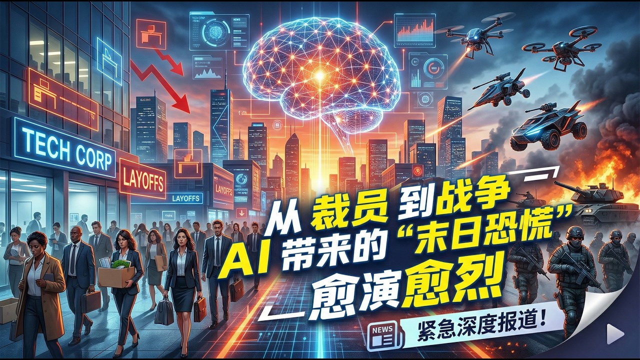 从裁员到战争，AI带来的“末日恐慌”，愈演愈烈