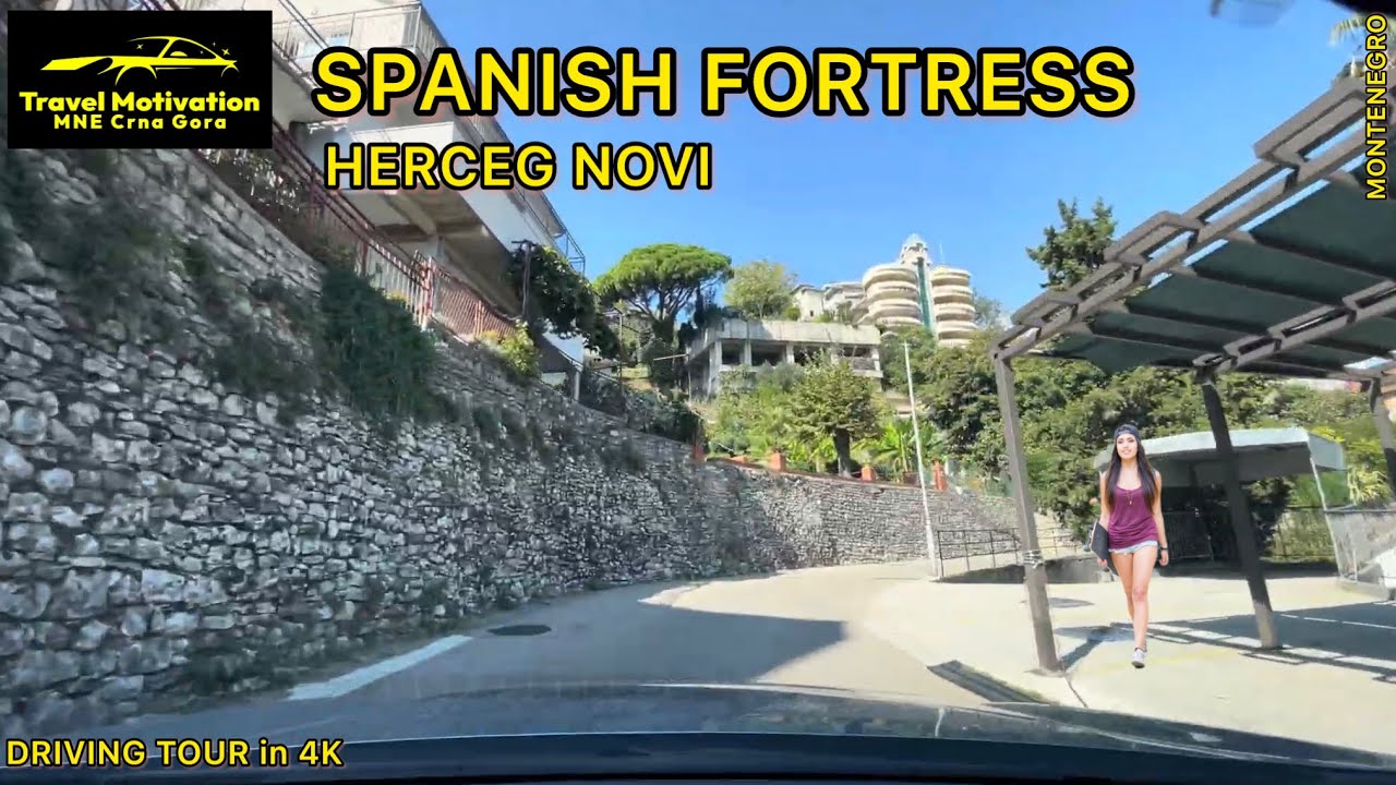 🚙 do Tvrdjave ŠPANJOLA u Herceg Novom Oktobar 2023 - Driving to Spanish Fortress in Herceg Novi