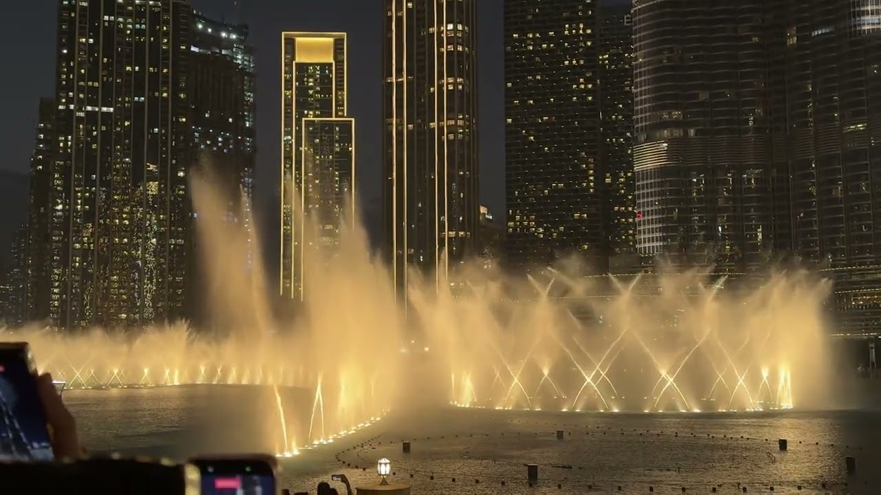 The Magic of Dubai Nights | Dubai Fountain Experience