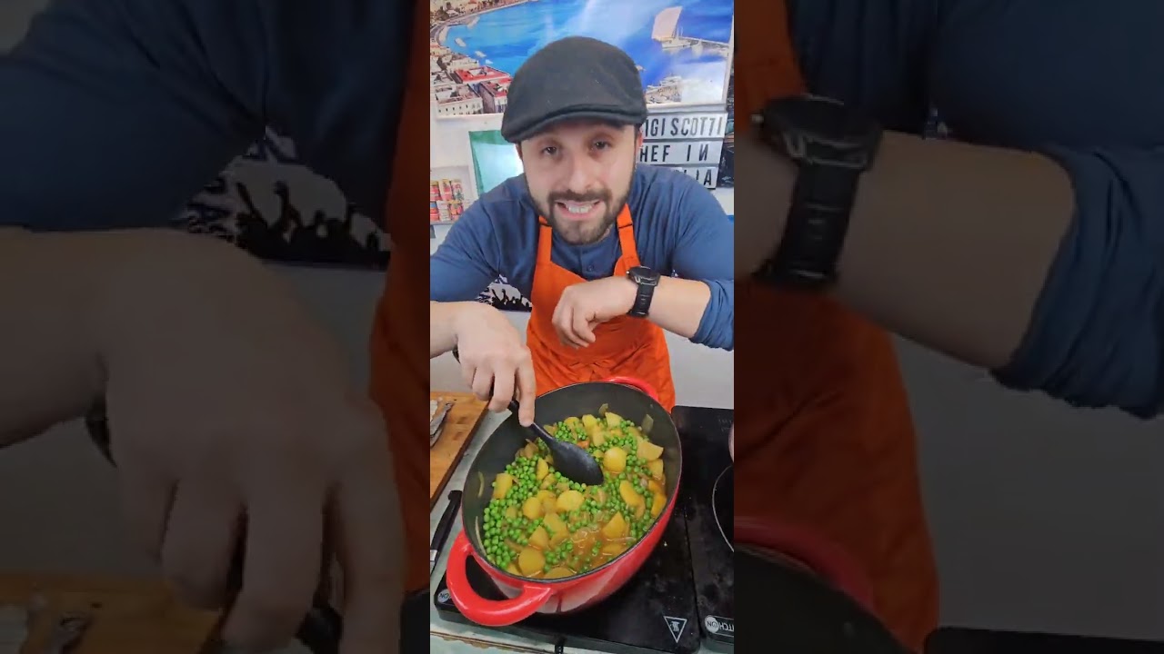 Baccalà patate e piselli
