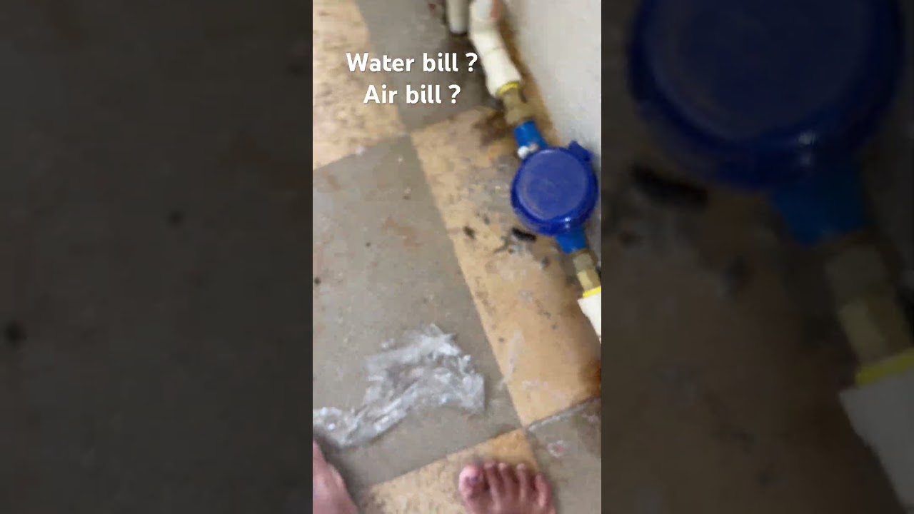 Kaveri water bill? Air bill ? #bwssb #karnataka #meter #issue #highamount #emptypocket #viralreels