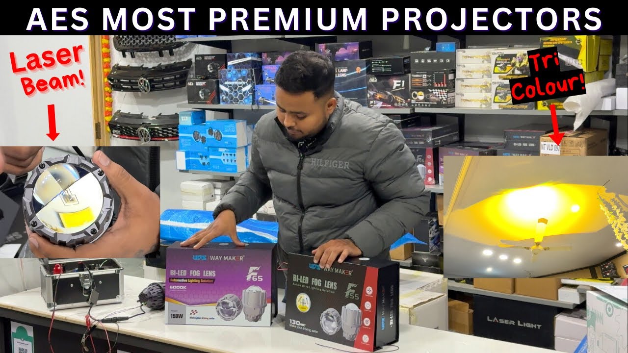 Aes Foglamps🔥|Normal Projectors vs premium😍| DJ'S AUTOMOTIVE