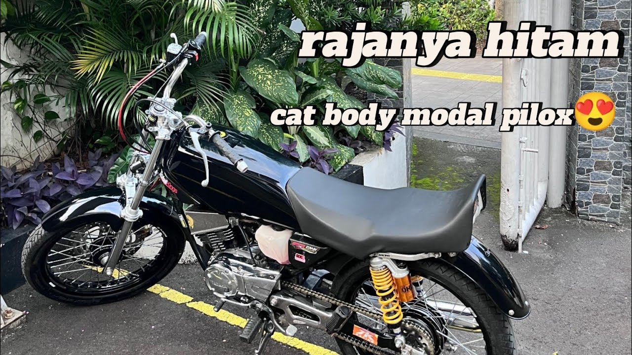 Repaint body motor RX King modal pilox cuman 3 kaleng||#adetgrn #catpilox 