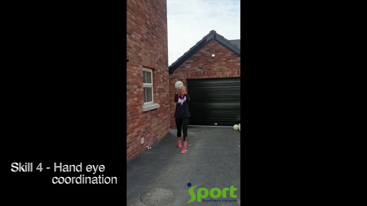 Netball skills for at home with Armagh, Banbridge and Craigavon Council