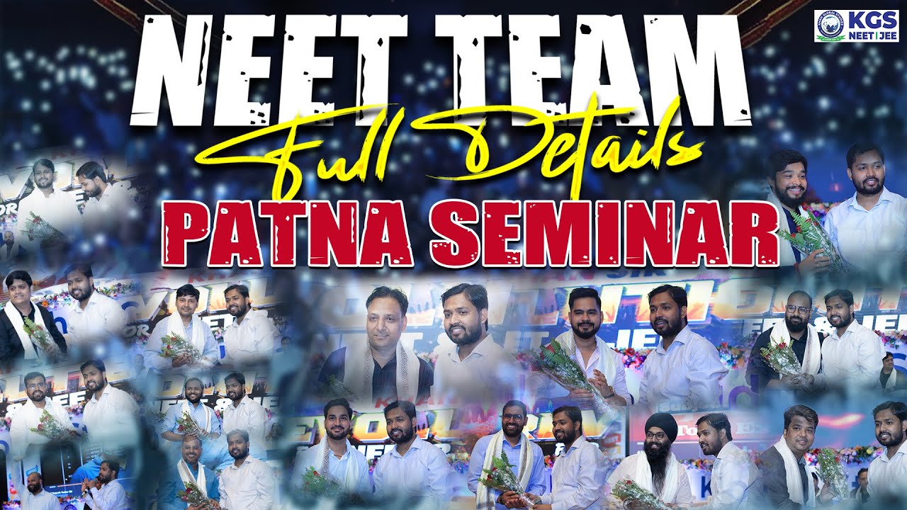 💥Glimpses of Neet Seminar Patna by Khan Sir & Team 🔥 NEET Career Guidance Seminar | KGS