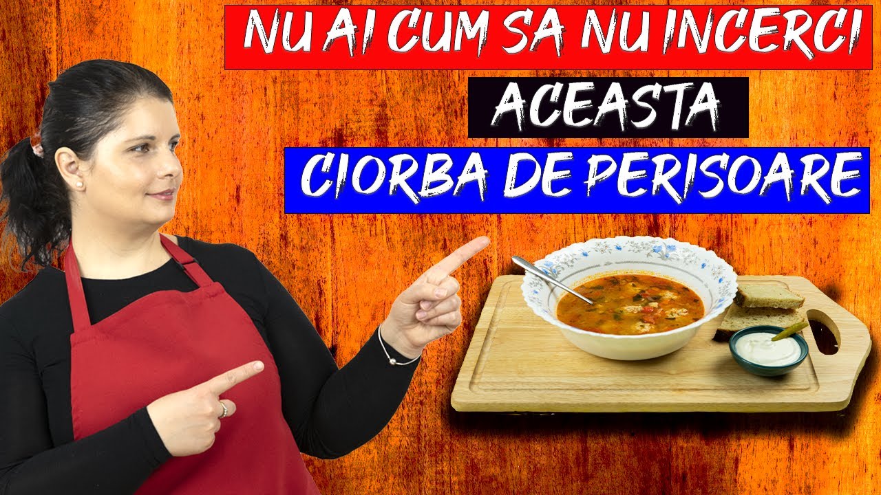 Ciorba de perisoare, gustoasa..ca la bunica acasa