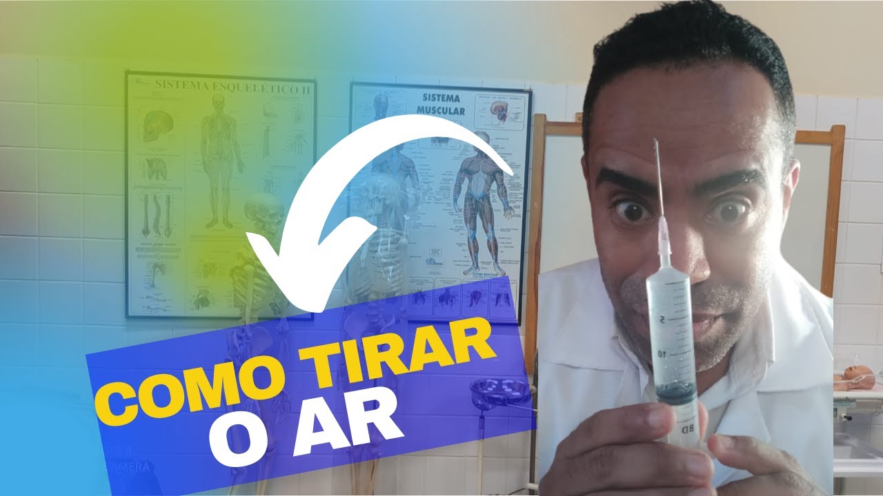 Como tirar o ar da seringa ?