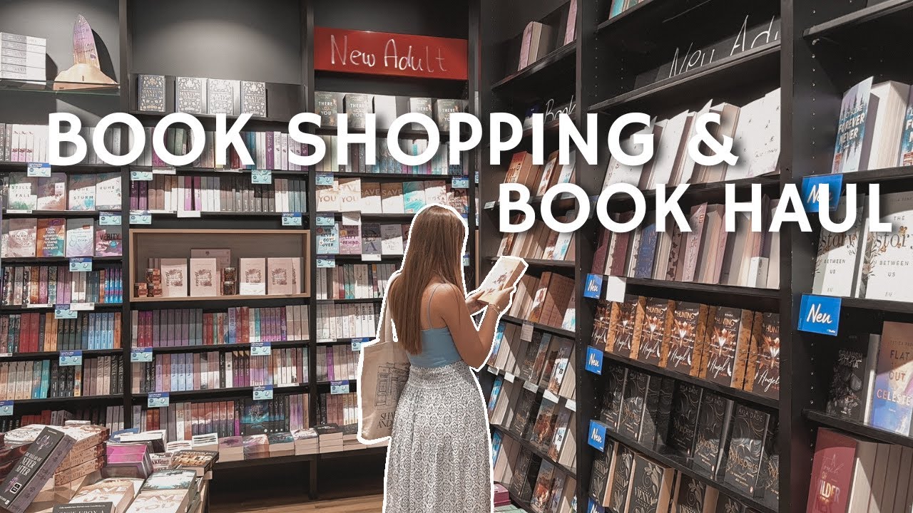 BOOKSTORE VLOG😍 | Neue Bücher shoppen in riesiger Buchhandlung + book haul📚✨