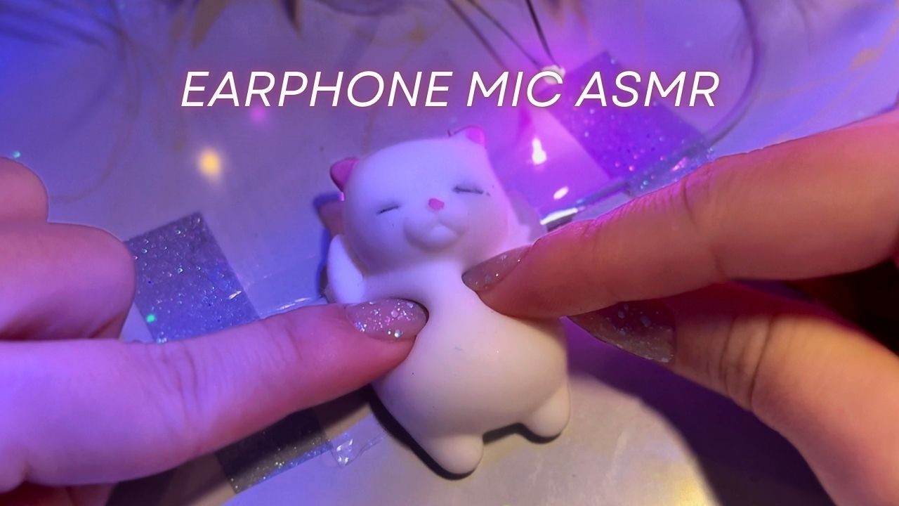 ASMR Melting Stress with Tingly Sounds 🐱💤| Lo-Fi | with background music🎶