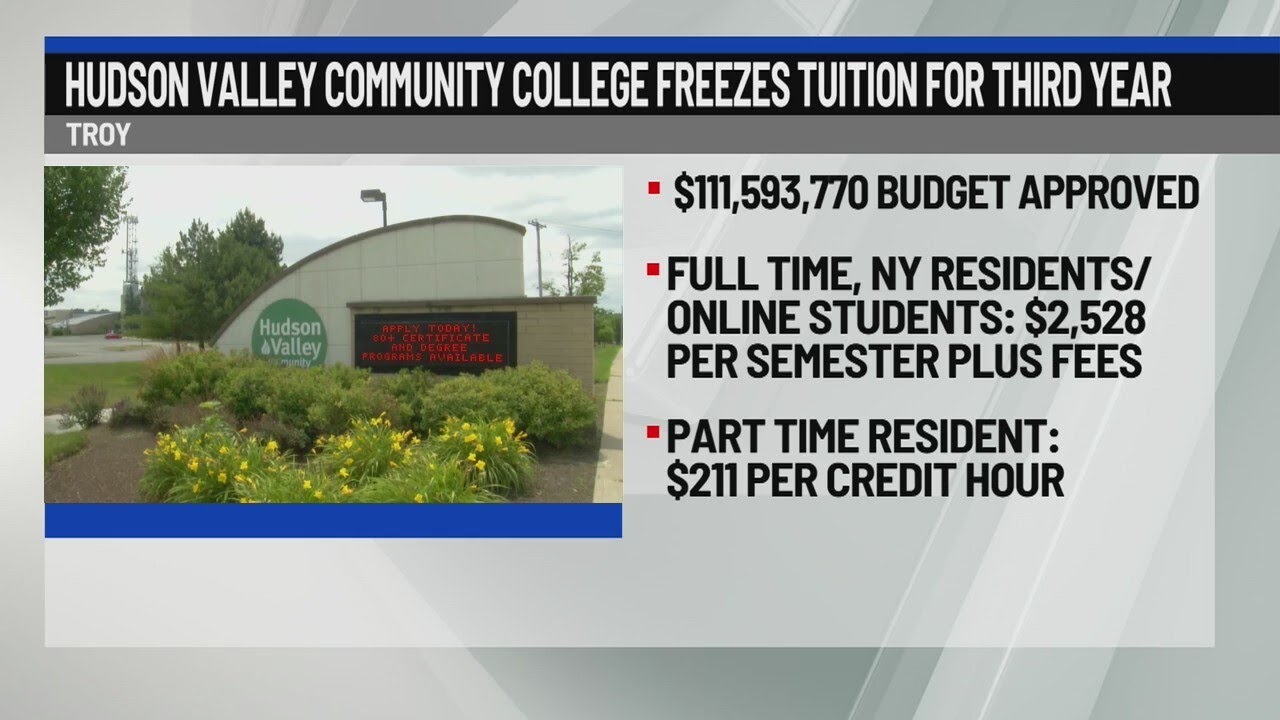 HVCC freezes tuition for third year