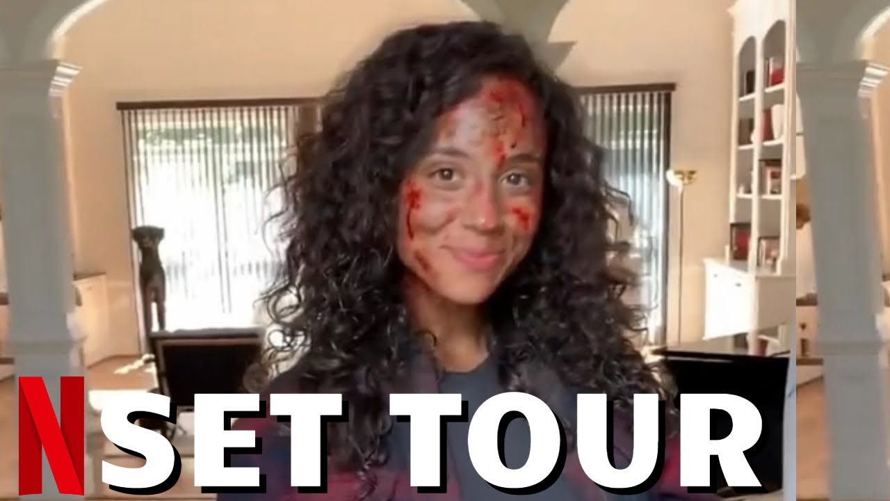 FEAR STREET Cast Give You A Behind The Scenes Set Tour Through The Murder House With Kiana Madeira