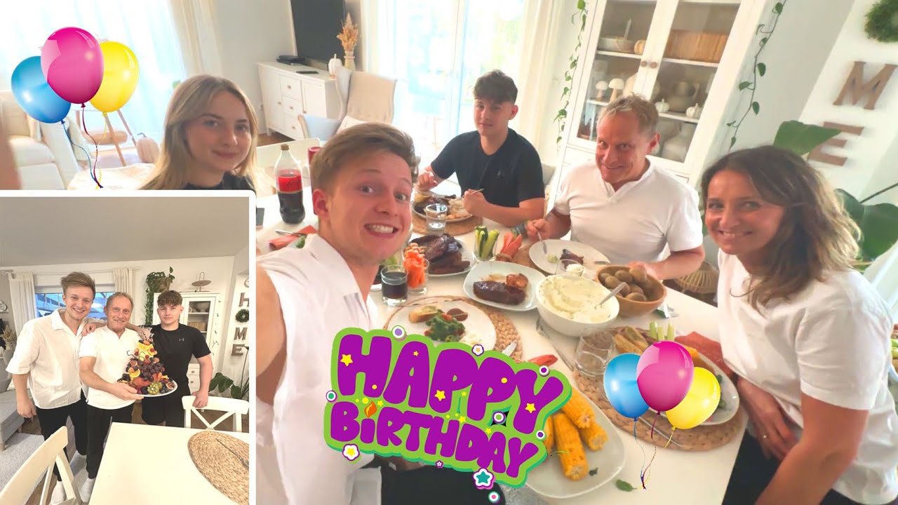 Adrian's 56. Geburtstag🎂🥳🎁 (ganzer Tag) XXL-Vlog 🌸 marieland Mama Life Vlog