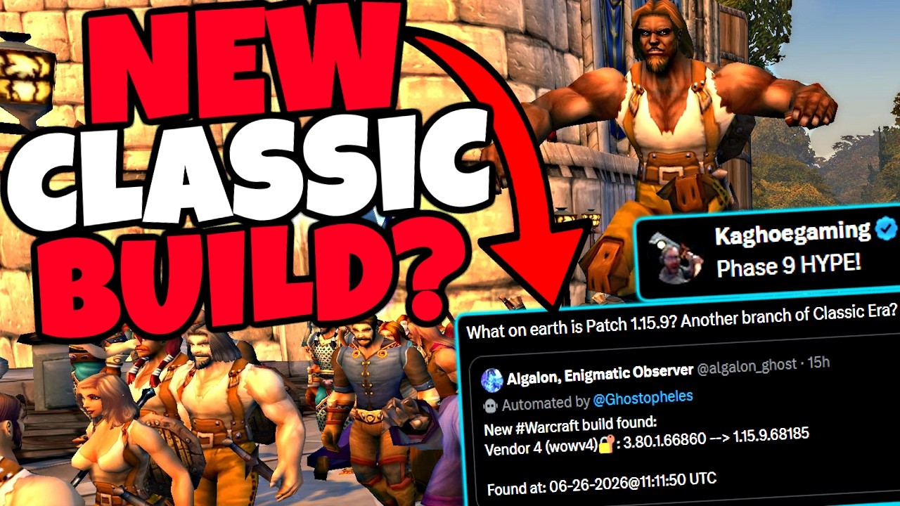 Найдена новая сборка Season of Discovery?! Что там замышляет Blizzard?!