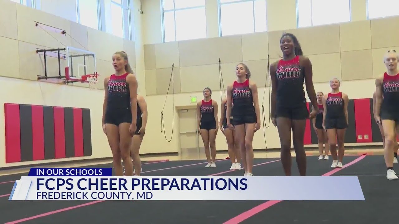 Frederick County Public Schools cheer teams prepare for upcoming competition