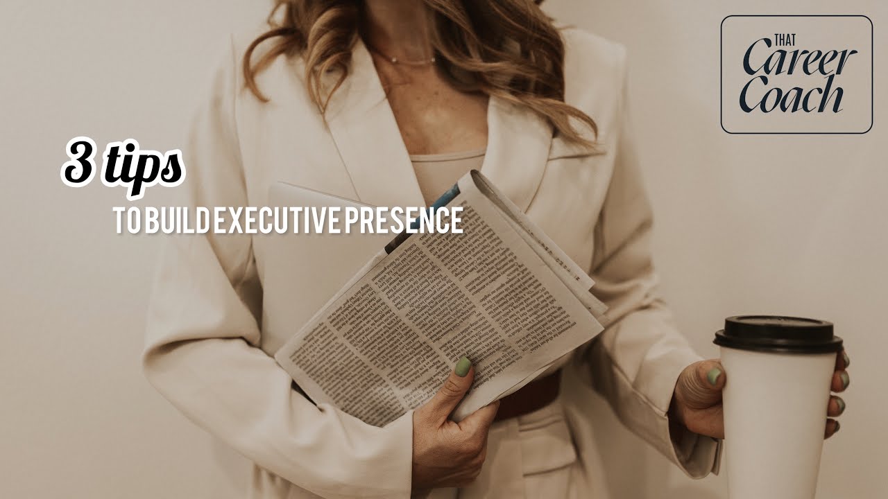 3 tips to build your executive presence