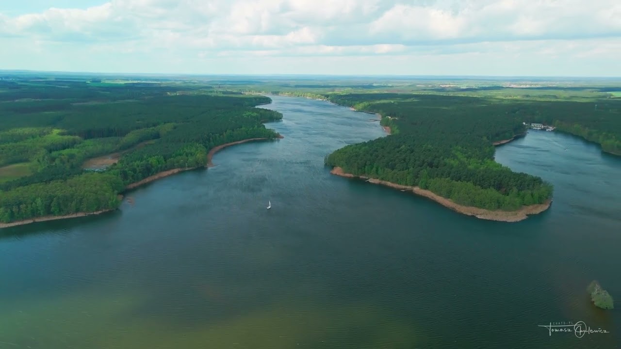 Jezioro Sławskie  (4K | widok z drona)