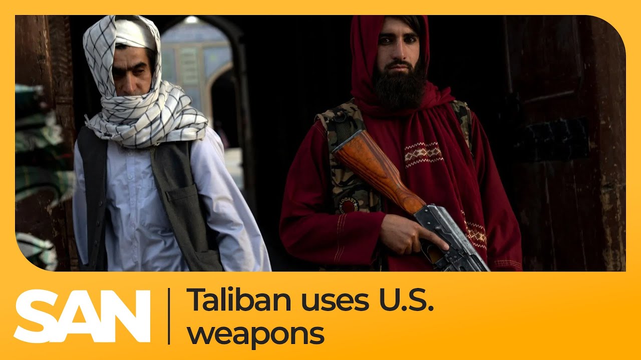 VIDEO: Taliban uses US weapons left behind in Afghanistan to fight Iran