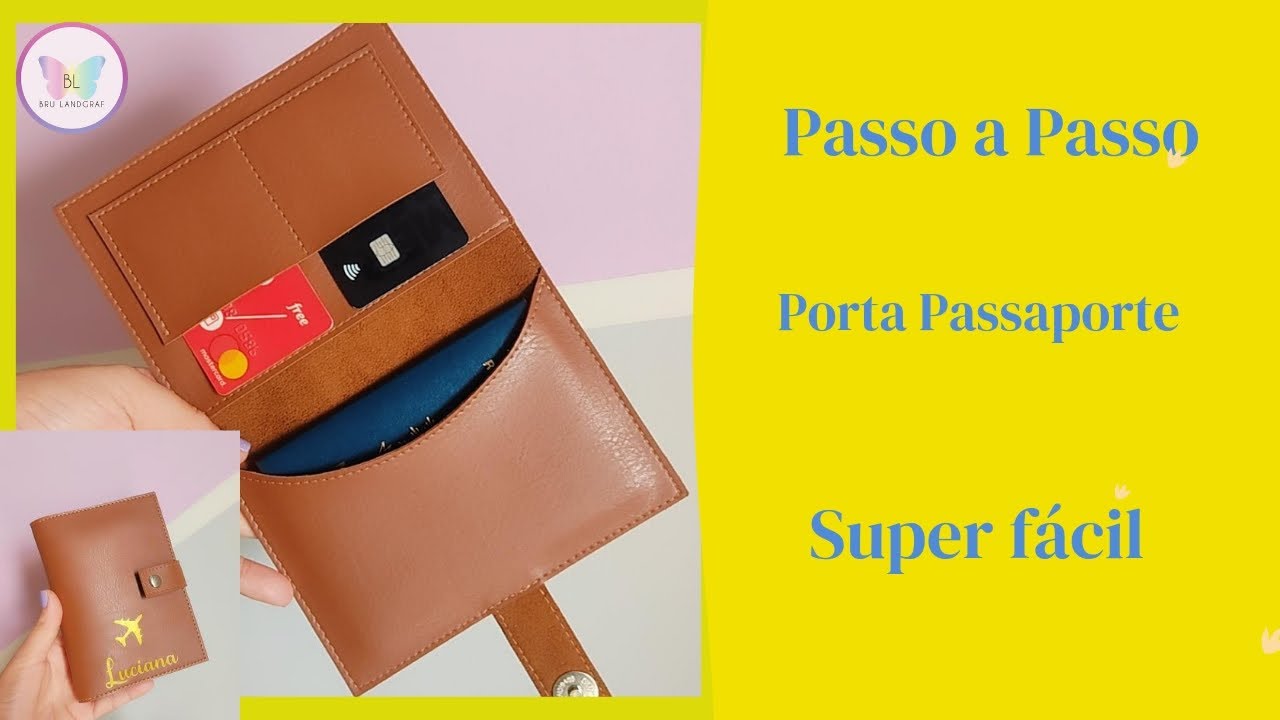 🟡PORTA PASSAPORTE LUXO | PORTA DOCUMENTOS✈️