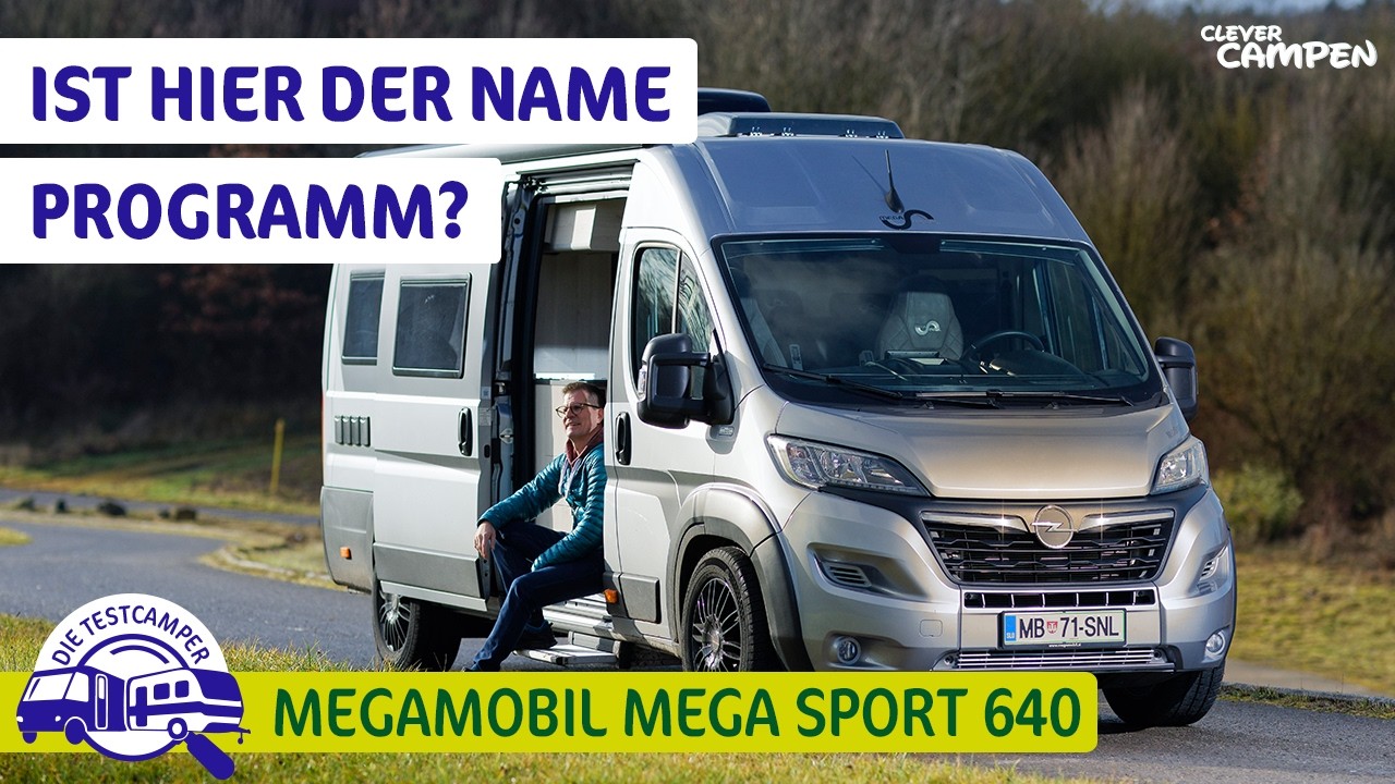 Hubbett im Heck und großes Bad - Alles Mega, oder was? Megamobil Mega Sport 640