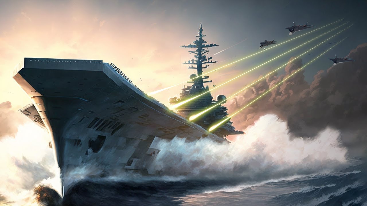 NATO Aircraft Carrier Destroying Russian SU-57 - Military Simulation Arma 3