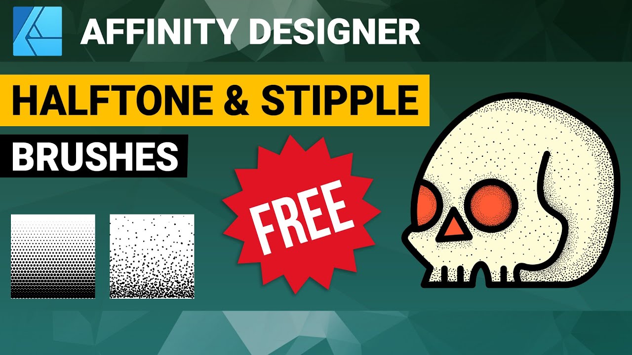 Affinity Designer | Free Stipple and Halftone Brushes