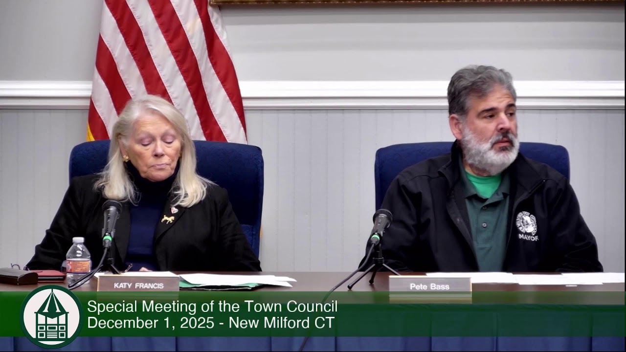 Special Meeting of the Town Council | December 1st, 2025