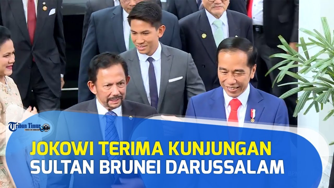 Presiden Jokowi Terima Kunjungan Sultan Brunei Darussalam, Istana Merdeka