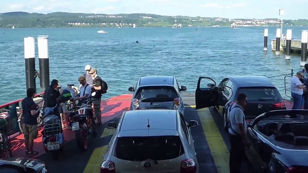 Mit der Fähre von Konstanz nach Meersburg Bodensee