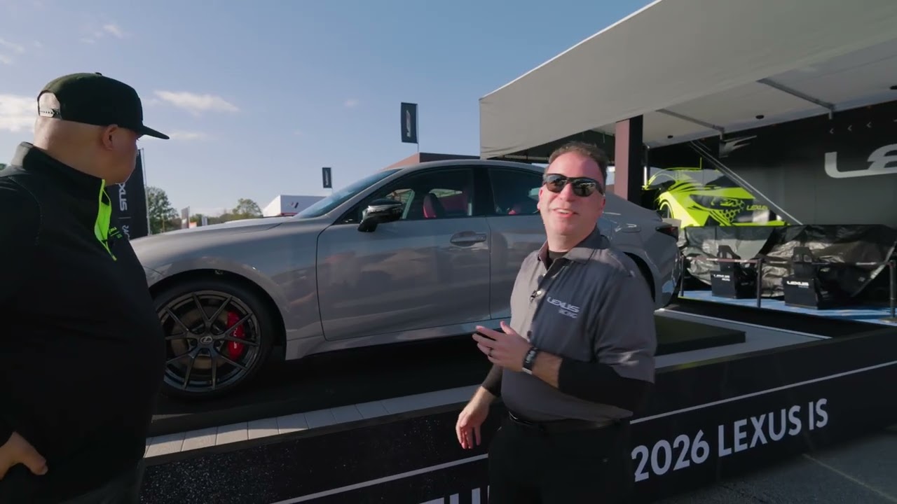 Lexus IS 350 F SPORT 2026 года | Первый публичный дебют | Petit Le Mans | Интервью с Lexus