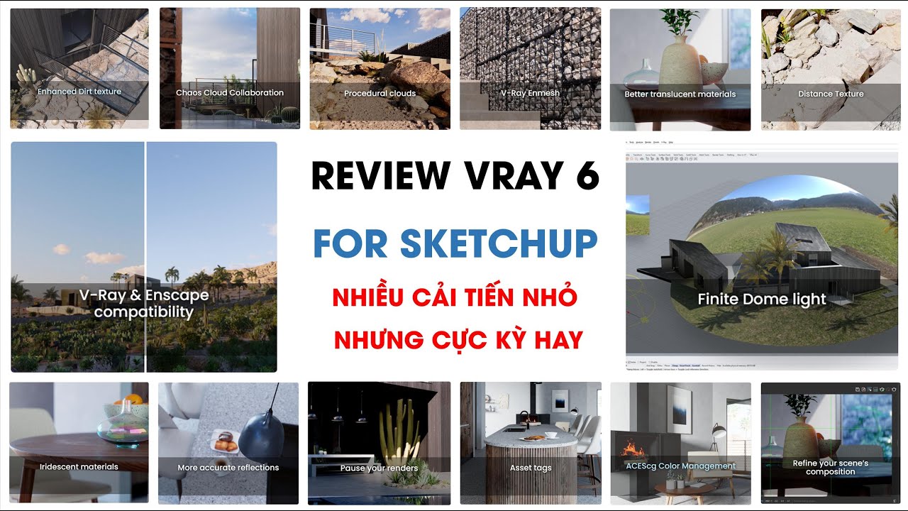 REVIEW VRAY 6 for SKETCHUP - Quá nhiều lý do để nâng cấp!