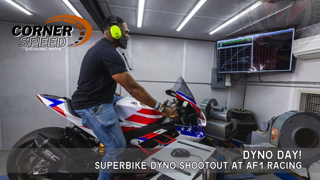 Ep 09 - Dyno Day at AF1 Racing | BMW M1000RR vs Aprilia RSV4 1100