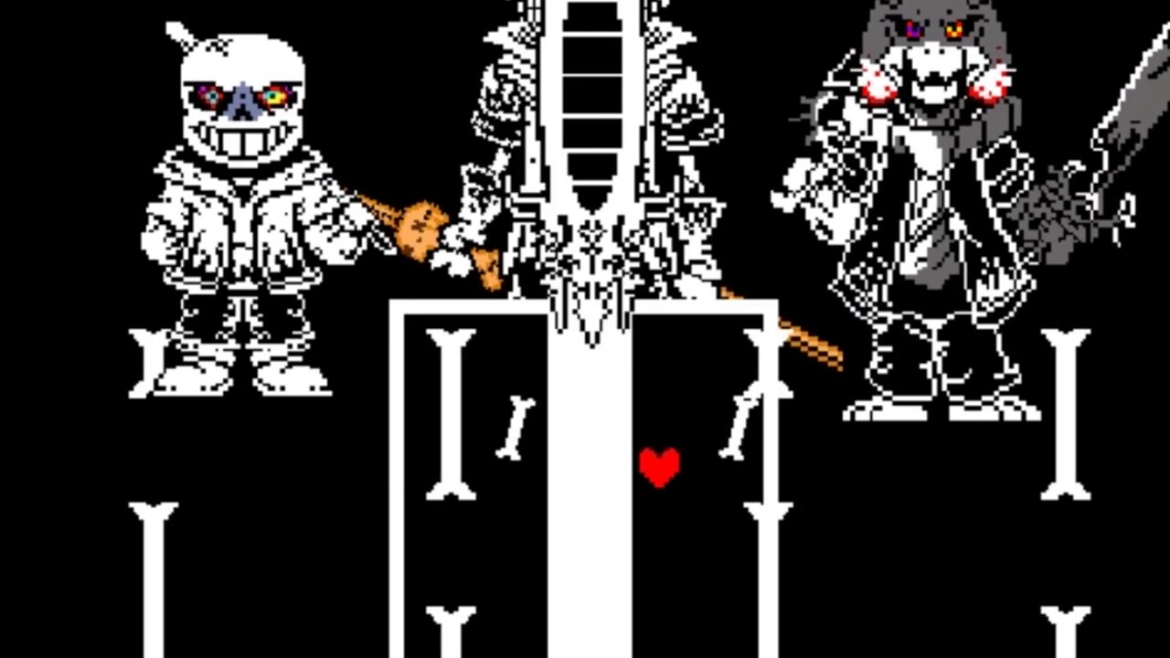 [Scratch] Dustbelief trio Phase1 play! [undertale fangame]