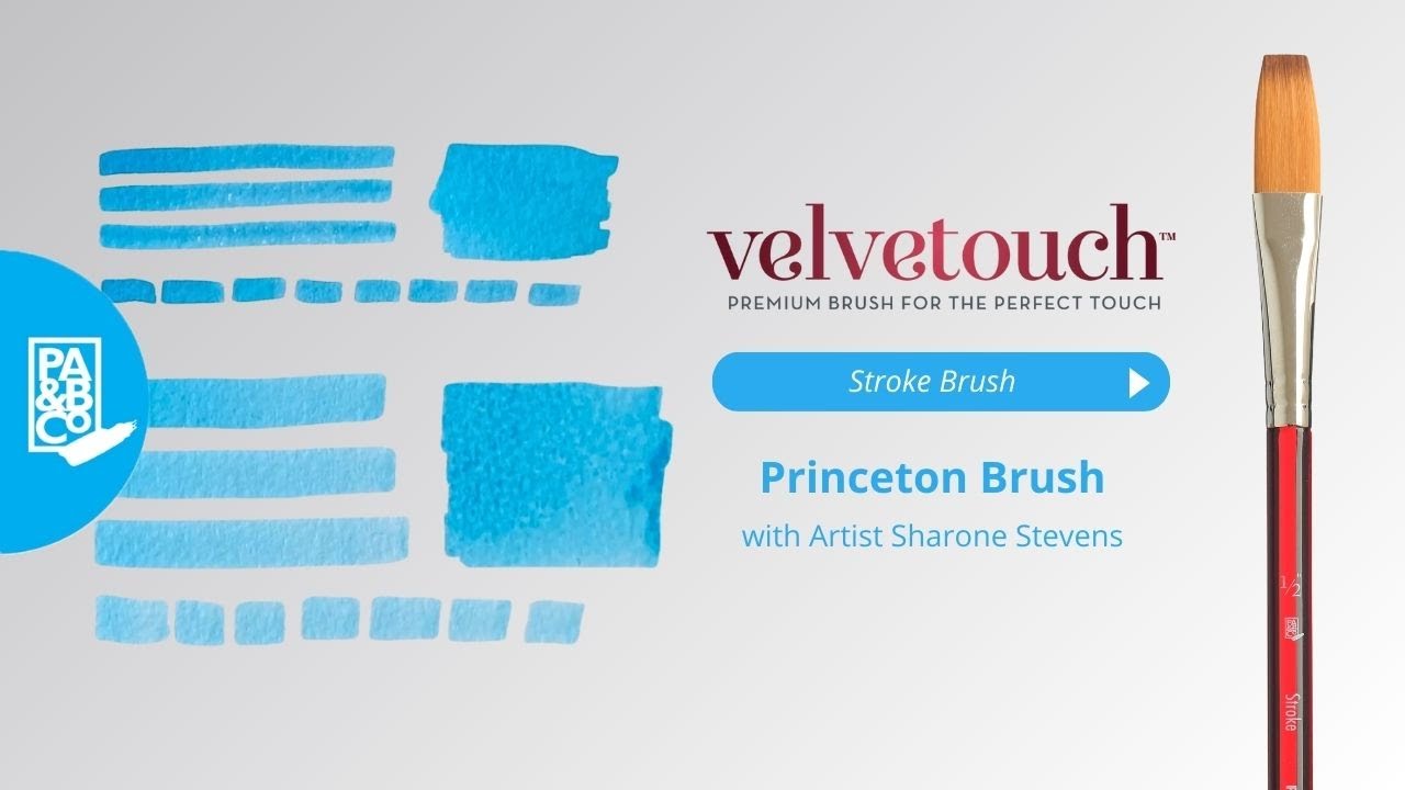 Princeton Velvetouch Series 3950 Stroke Brushes