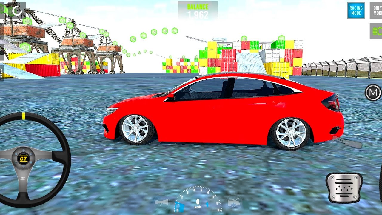 Red ♥️ Car Ramp Racing Game Simulator Android Gameplay #game #viral  