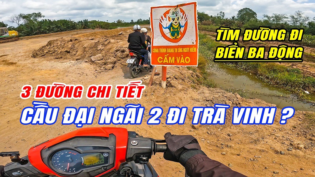 Tết 2026 Bính Ngọ Trà Vinh - Đường Cầu Đại Ngãi 2 đi Biển Ba Động, nhiều người chưa biết