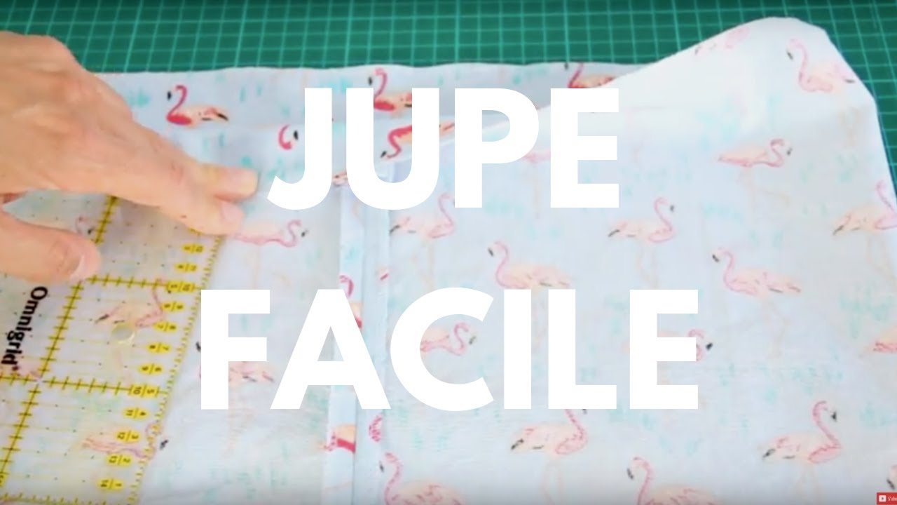 Couture pour débutants. Coudre une jupe sans patron très facilement