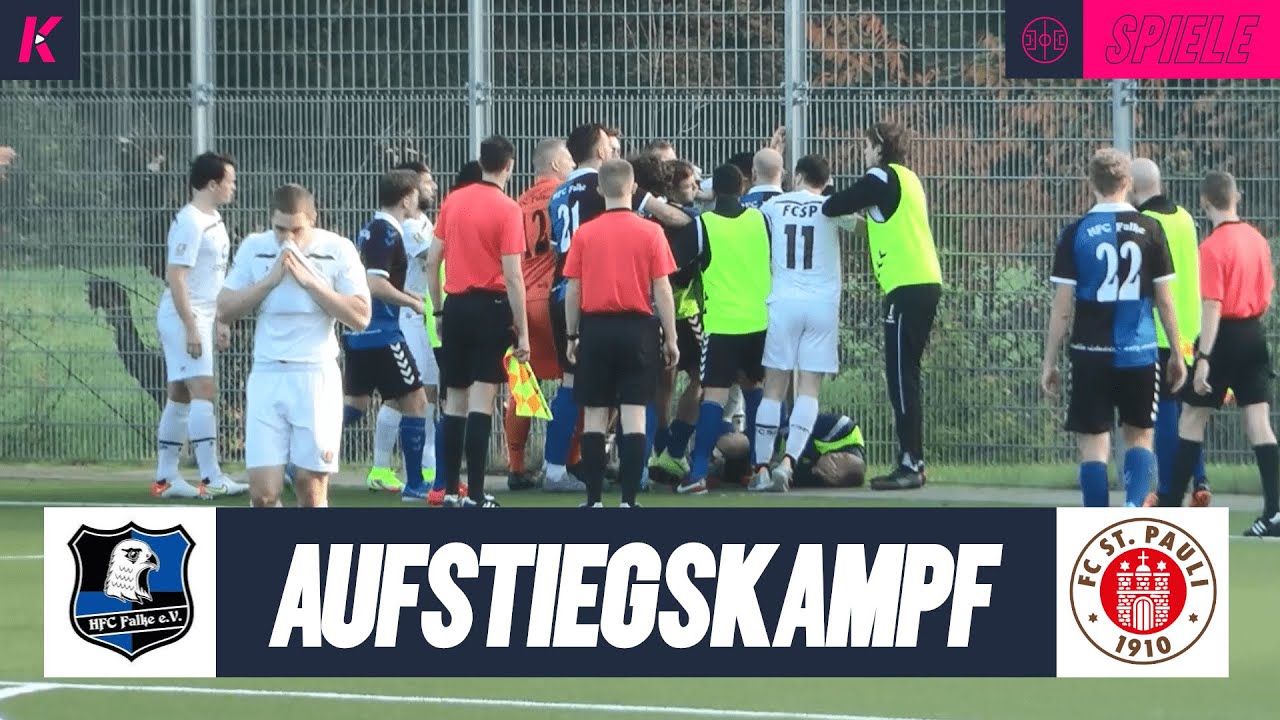 Vier Platzverweise! Eskalation im Hamburger Spitzenspiel | HFC Falke - FC St. Pauli III