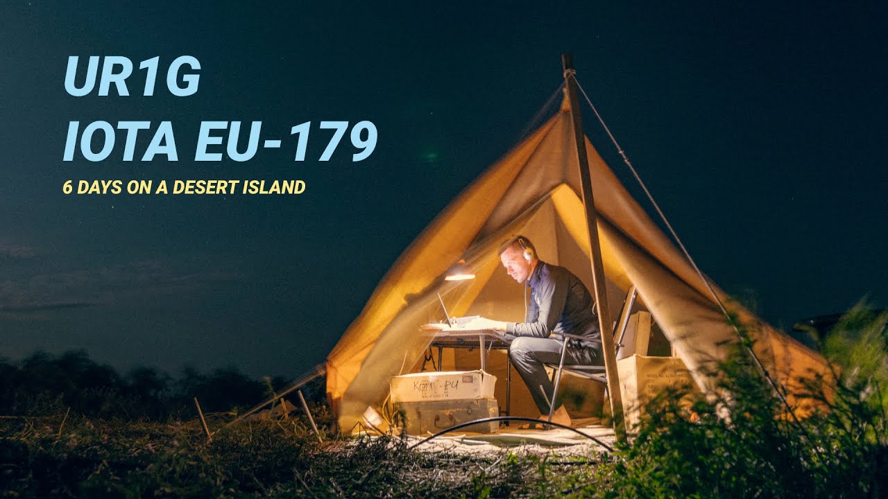 Ham Radio from a Desert Island – IOTA EU-179 Adventure (UR1G)