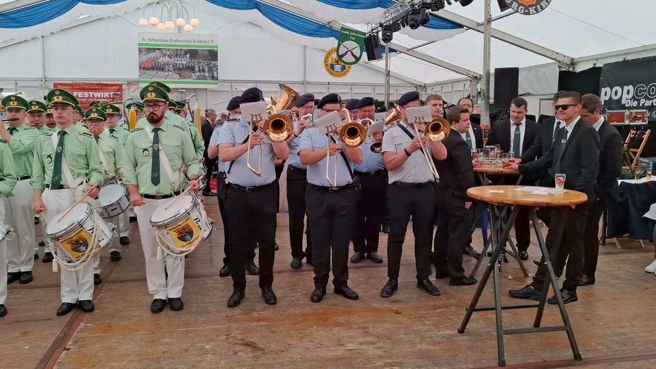 BTK 1911 Königshoven,  Deutschmeister Regimentsmarsch, Schützenfest Bedburg 2025