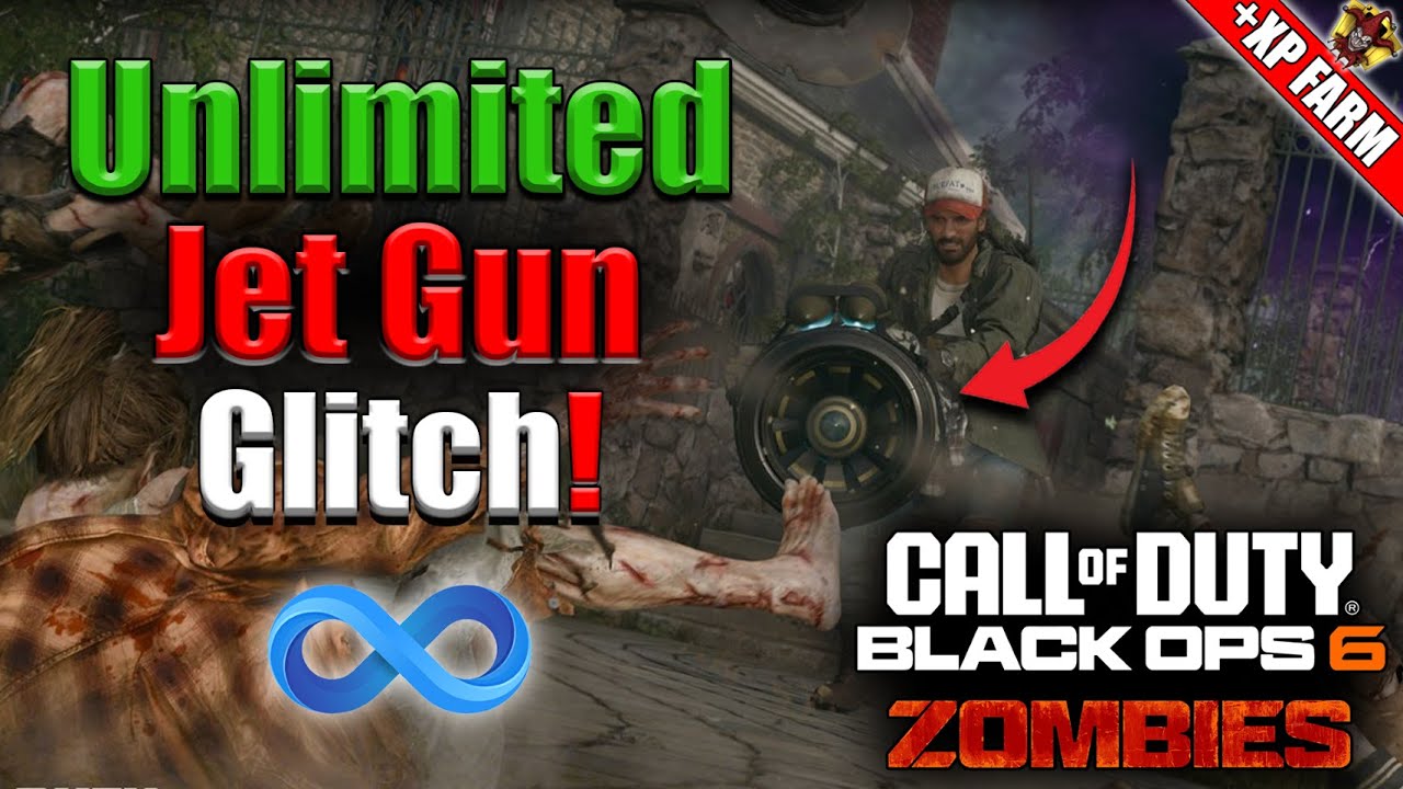 BO6 Zombies - Infinite Jet Gun Glitch! (Best Location)