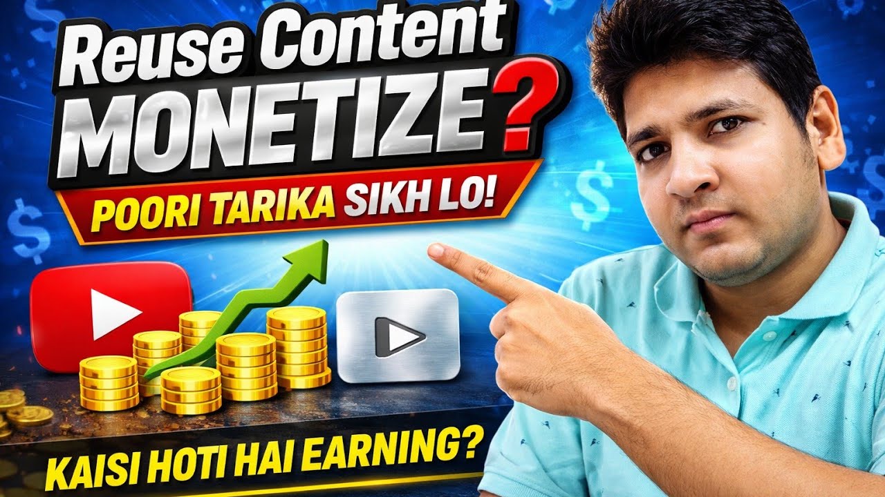 Reuse Content Monetize Kaise Kare | 100% Working Trick