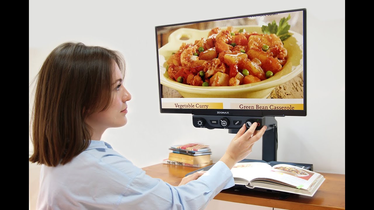 Luna HD 24 Pro Desktop Video Magnifier Operation Video