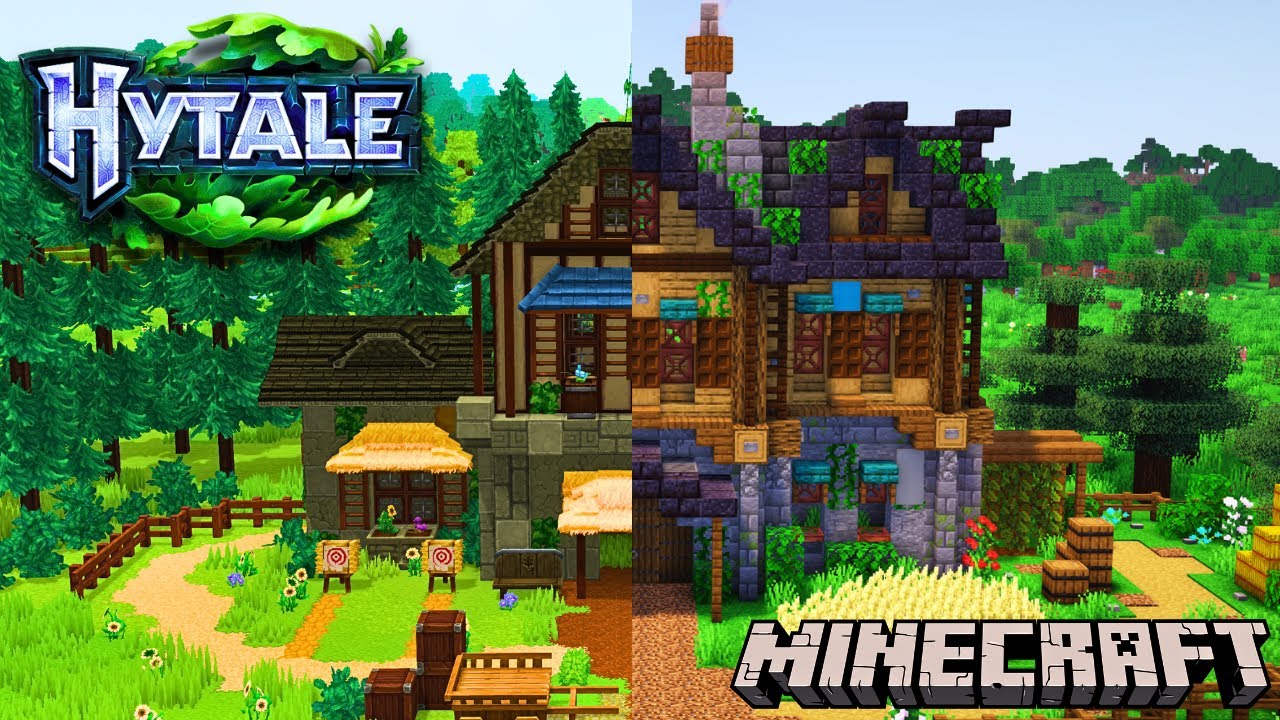 Minecraft vs Hytale... Which Game Builds Better?